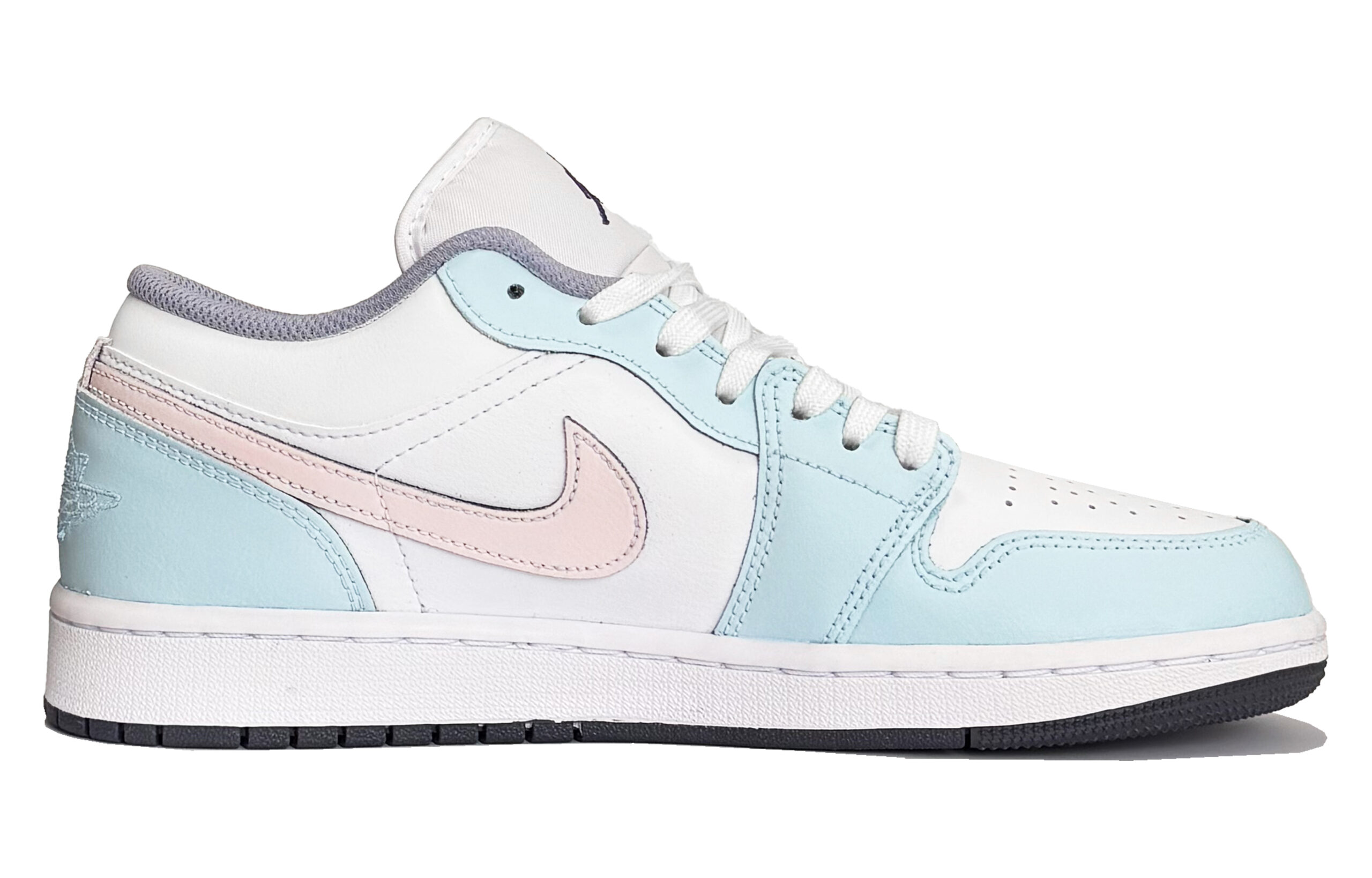Jordan Air Jordan 1 Moon Mail, Salted Berry Cushioning Low top Vintage Basketball Shoes Men’s Sky Blue