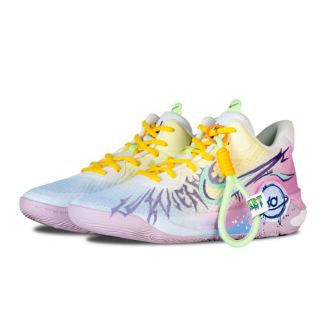 Nike KD Trey 5 IX Vintage Basketball Shoes Unisex Mid Top Pink Blue/Dark Blue