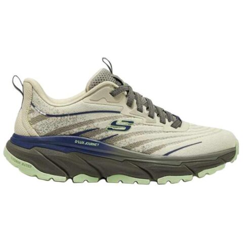 Skechers D’LUX JOURNEY Abrasion Resistant Low top Outdoor Shoes Men’s Beige Blue