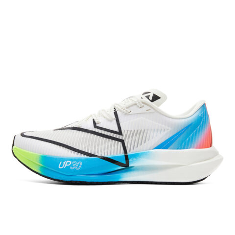 PEAK UP 30 3.0 Cushioning Slip Resistant Abrasion Resistant Low top Casual Running Shoes Men’s White Blue Red