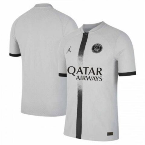 Jordan Dri FIT ADV Paris Saint Germain Authentic Away Soccer Jersey Men’s Gray