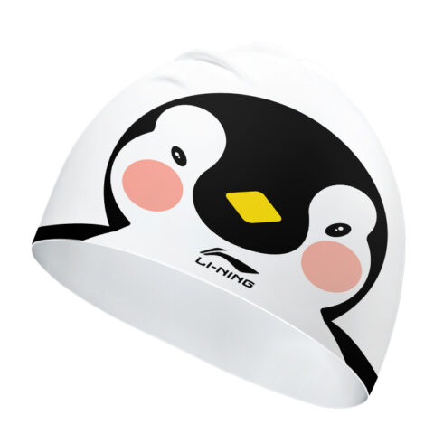 Li Ning Swimming Caps Silicone Unisex 22cm Penguin