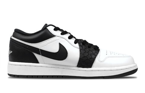 Jordan Air Jordan 1 Snake Warrior Leather Cushioning Slip Resistant Cushioning Slip Resistant Low top