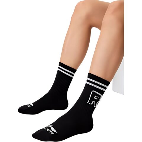 Li Ning x Disney Crew Socks Unisex 1 Pack Black