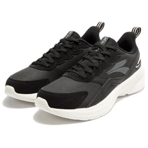 361° Slip Resistant Abrasion Resistant Low top Running Shoes Women’s Black White