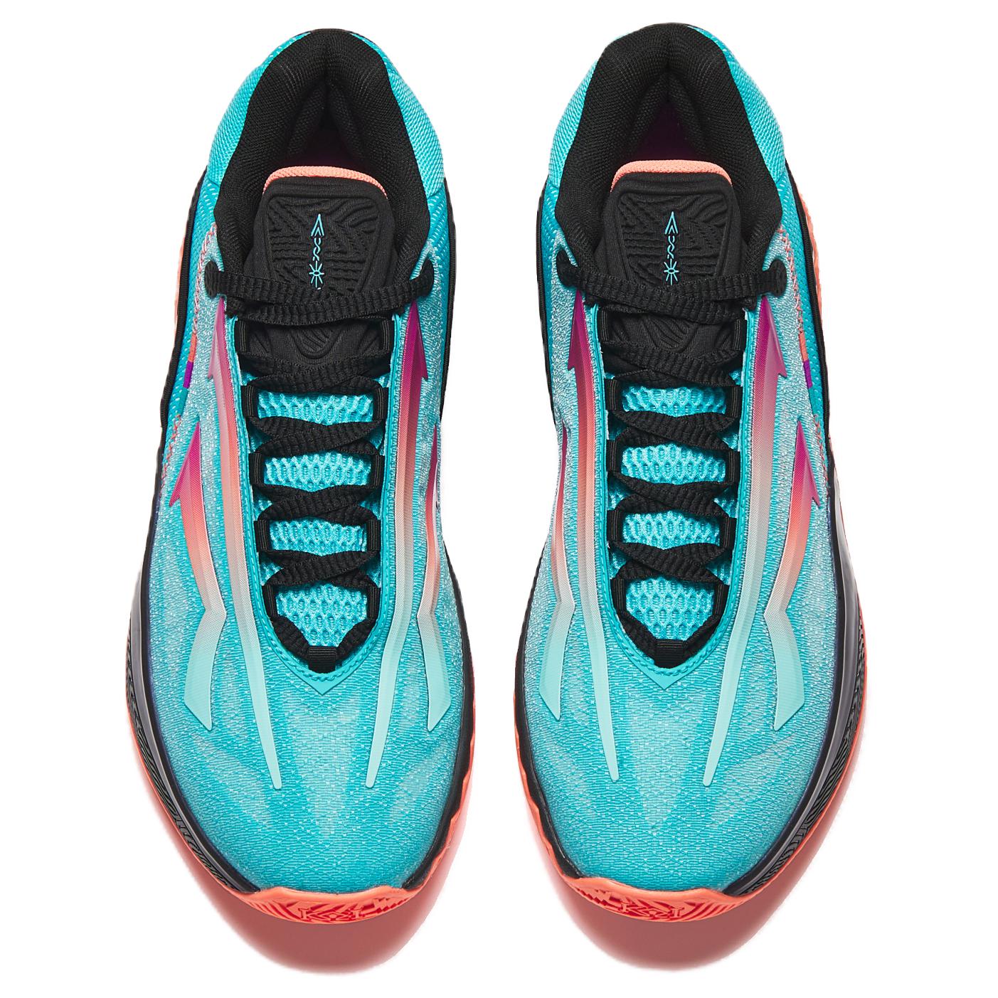 Anta KAI SPEED 2 Cushioning Slip Resistant Abrasion Resistant Low top Basketball Shoes Men’s Blue Black
