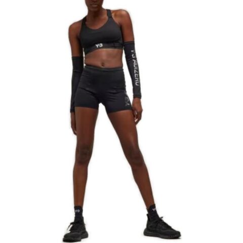 Y 3 Sports Shorts Women’s Black Moderate Tight Pants
