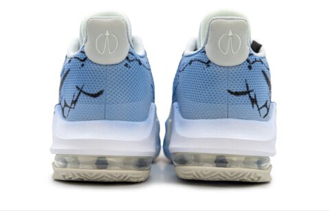 Nike Air Max Impact Cushioning Slip Resistant Abrasion Resistant Low top Basketball Shoes Men’s Black Blue