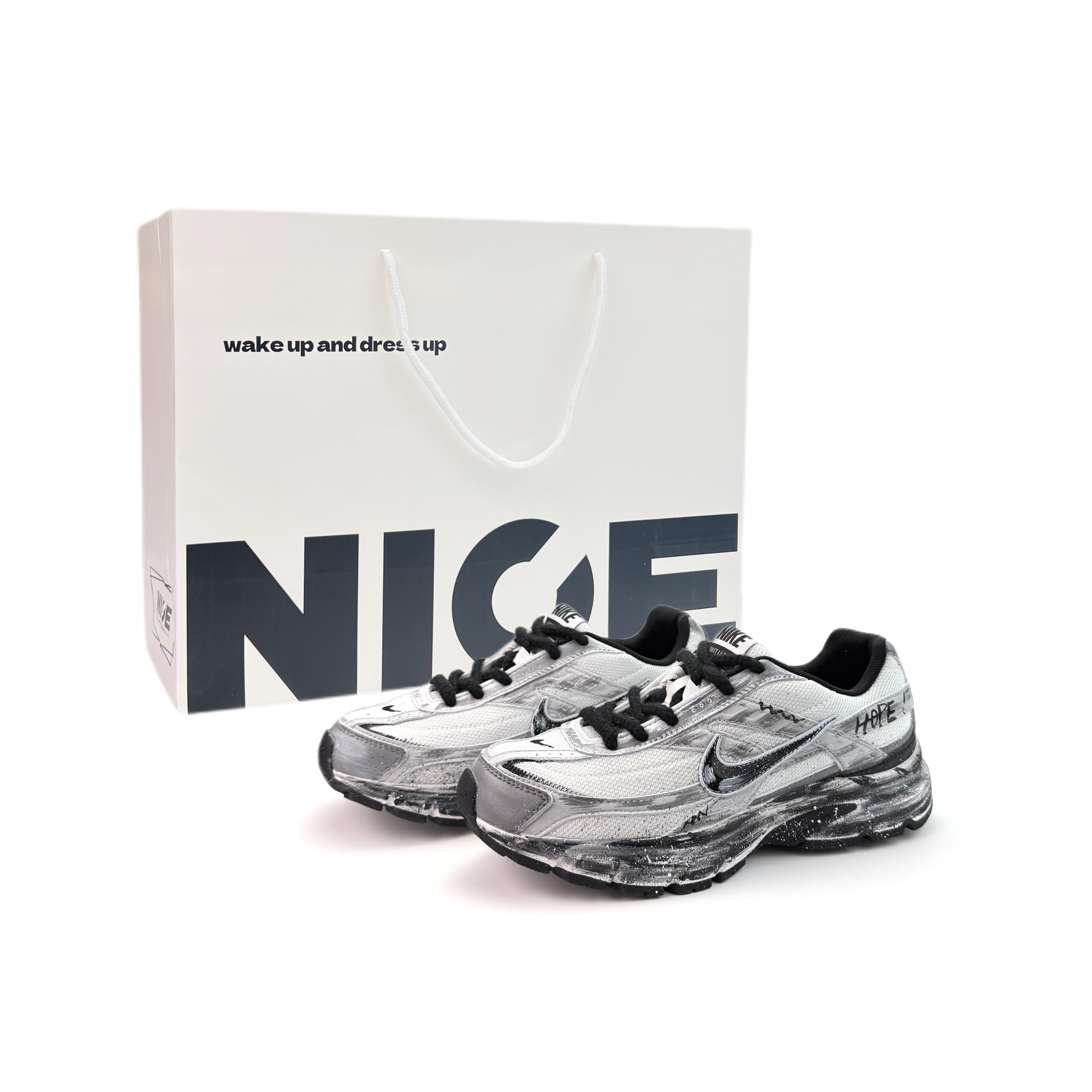 Nike Initiator Abrasion Resistant Low top Casual City Commuting Running Shoes Unisex