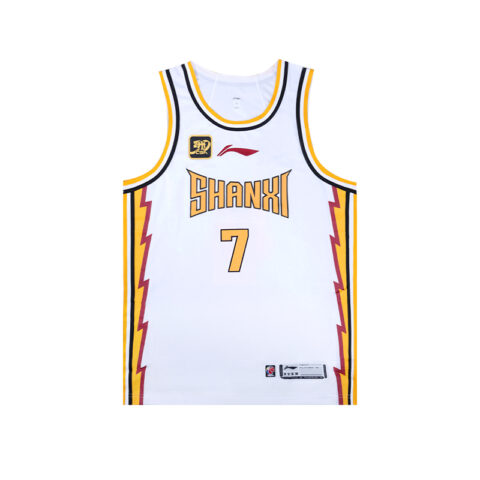 Li Ning CBA Collection Basketball Jerseys Men’s Standard White Moderate Straight Fit