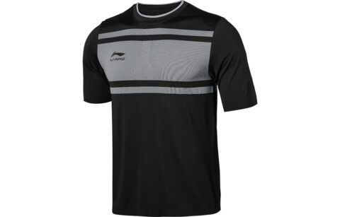 Li Ning Soccer Jerseys Men's Black Moderate Straight Fit