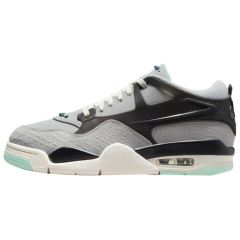 Jordan Air Jordan 4 Low top Vintage Basketball Shoes Men’s Gray Black