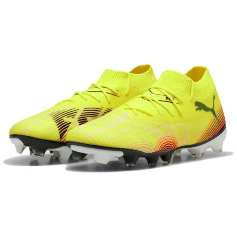 PUMA FUTURE 8 MATCH Abrasion Resistant Soccer Shoes Women’s Yellow Black