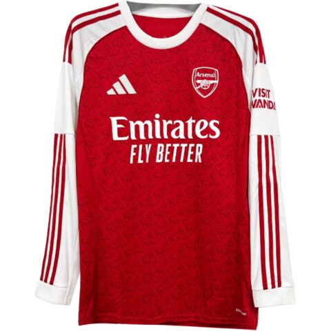 Adidas Free Shipping With AdiClub Arsenal 25/26 Long Sleeve Home Jersey