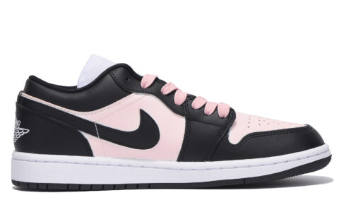 Jordan Air Jordan 1 Slip Resistant Coverage Low top Vintage Basketball Shoes Women’s Pink