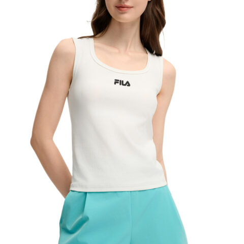 FILA Sleeveless Sports Shirts Women’s Cloud White