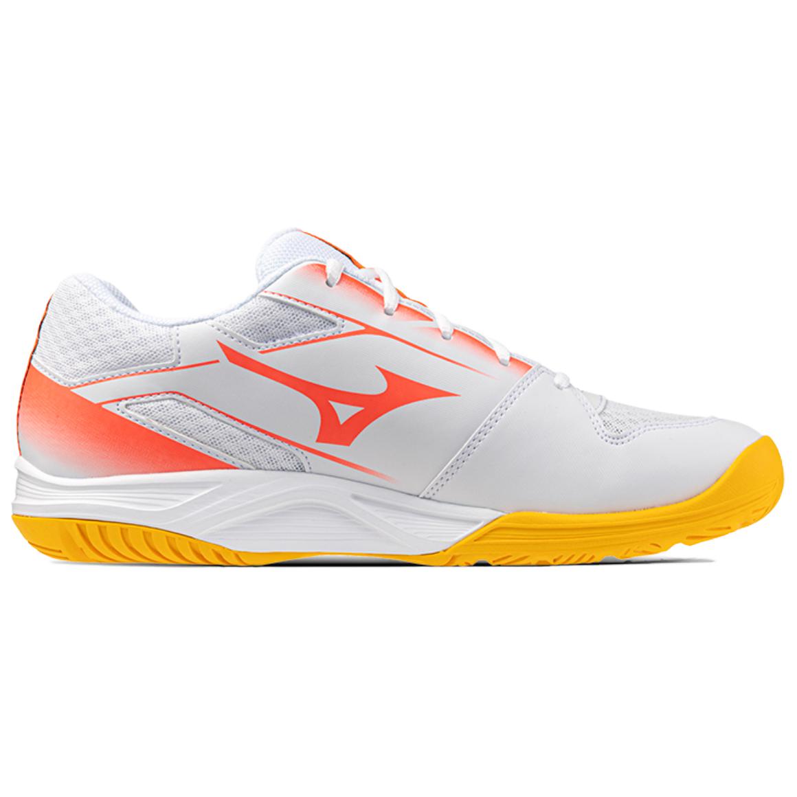 Mizuno BREAK SHOT 5 AC General Training Cushioning Slip Resistant Abrasion Resistant Tennis Shoes Unisex White Orange