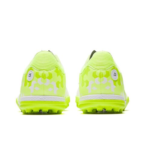 Anta TF Turf Abrasion Resistant Slip Resistant Soccer Shoes Men’s White Green