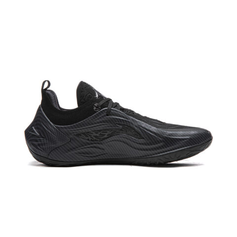Li Ning JB4 Cushioning Slip Resistant Abrasion Resistant Breathable Rebound Grip Low top Basketball Shoes Men’s Black