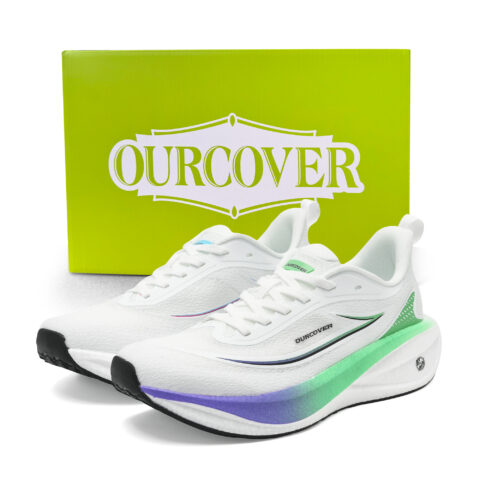 OURCOVER Abrasion Resistant, Breathable, And Anti Rollover ETPU Sole Physical Fitness Test & Exam Running Shoes Unisex