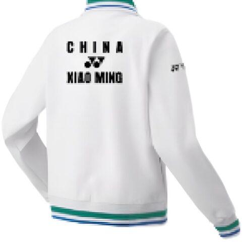 YONEX Badminton Jerseys Women’s White Stand Collar Moderate