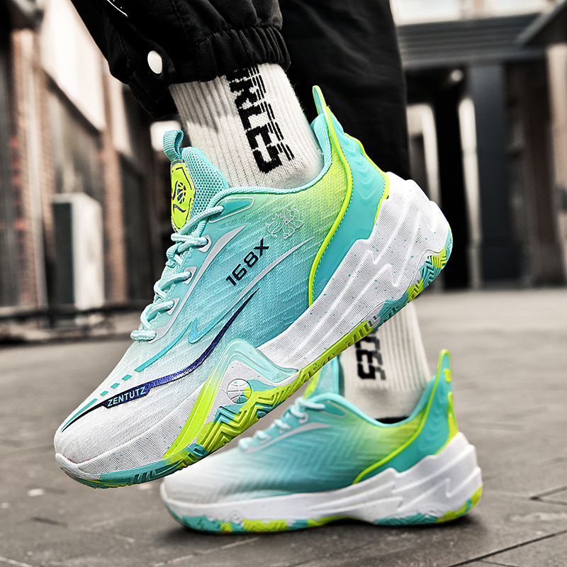 HEIWEILU Cushioning Slip Resistant Breathable Cushioning Slip Resistant Breathable Mid top Basketball Shoes Unisex