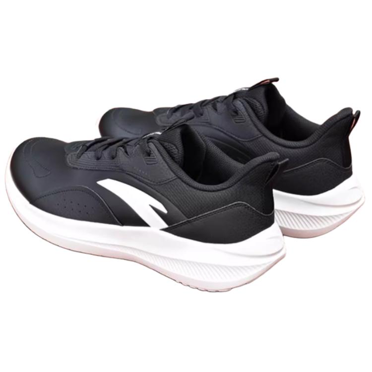 Anta Liuyun Cushioning Slip Resistant Abrasion Resistant Low top Casual Running Shoes Men’s Black/Ivory White