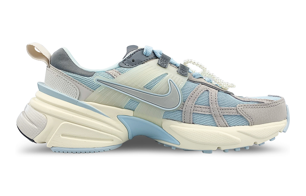 Nike V2K Run Abrasion Resistant Breathable Low top Running Shoes Women’s Blue Yellow