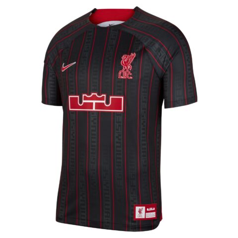 Nike LeBron X Liverpool F.C. Dri FIT Stadium Soccer Jersey