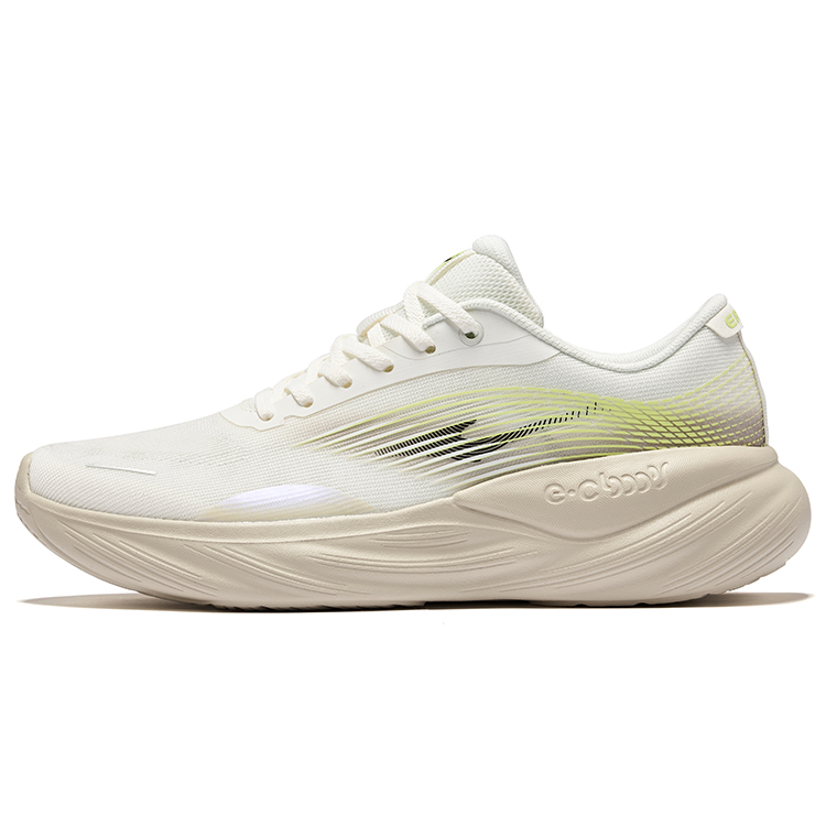 Erke Running Shoes Men's Low Top Microcrystal White Wheat Seedling Green