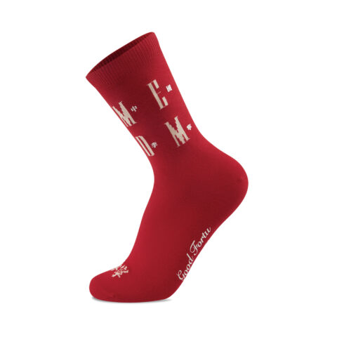 Li Ning Crew Socks Unisex 1 Pack Red