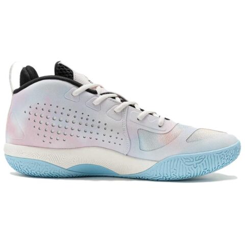 PEAK Slip Resistant Abrasion Resistant Low top Basketball Shoes Men’s Pink Orange