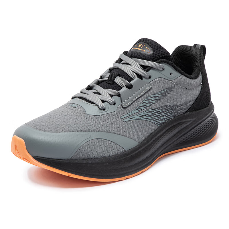 361° Wing 4.0 Cushioning Slip Resistant Abrasion Resistant Low top Running Shoes Men’s Gray Black
