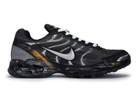 Nike Air Max Torch 4 Cushioning Slip Resistant Abrasion Resistant Low top Running Shoes Men’s Black White Silver Orange