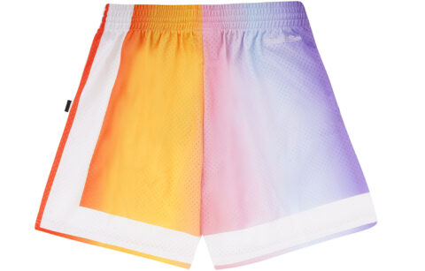 Mitchell Ness Basketball Shorts Men’s Multicolor White & Pink & Orange
