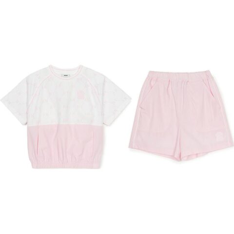 MLB KIDS Casual Sportswear Light Pink Children Aged 3 7 Years Old