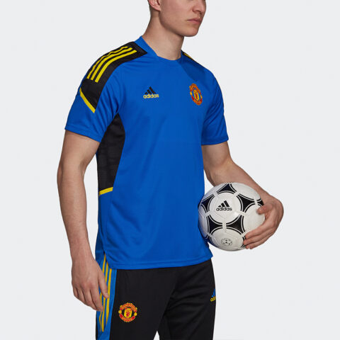 Adidas Manchester United Soccer Jerseys Men’s Blue Moderate