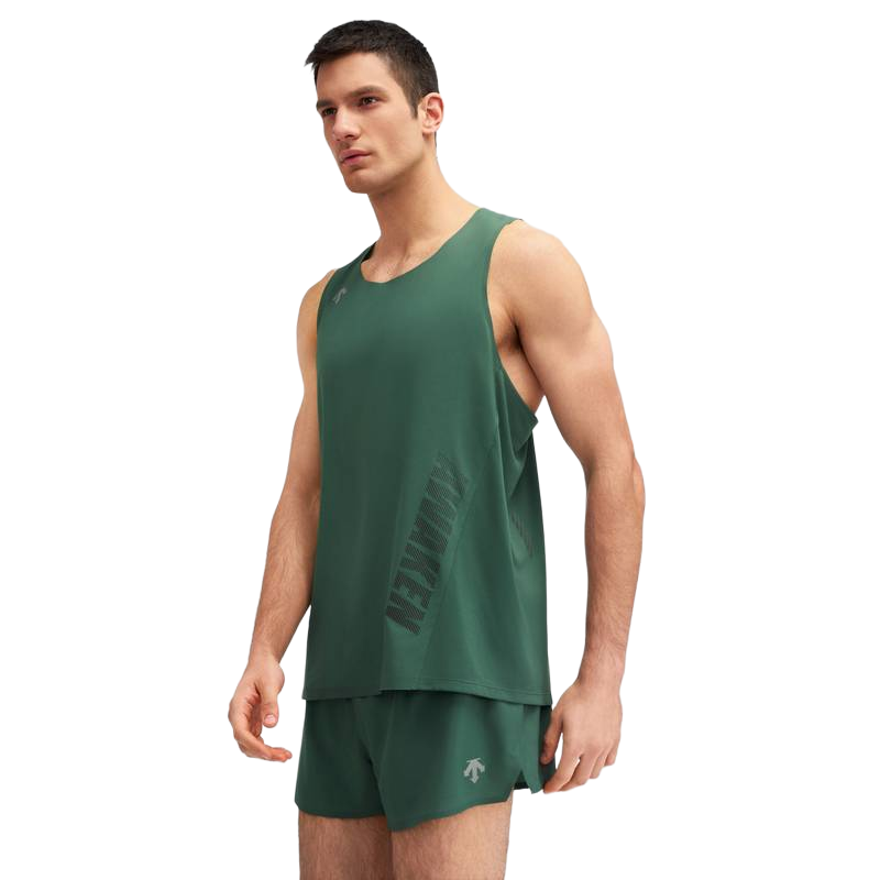 DESCENTE Running Tank Top Men’s GN Dark Forest