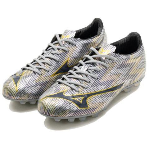 Mizuno Alpha 2 Soft And Comfortable Slip Resistant Abrasion Resistant Soccer Shoes Men’s Silver