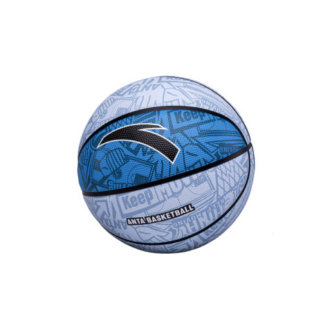 Anta Rubber Basketball Trendy Toy All Over Print Blue Size 7.5 Training Unisex China Mainland Version