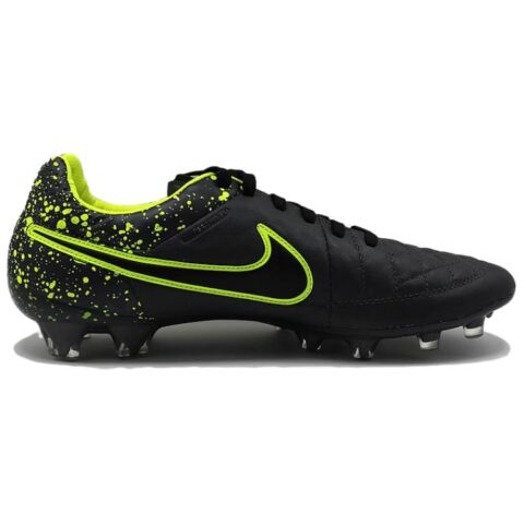 Nike Tiempo Legend 5 Soccer Shoes Men’s Low Top Electric Glow Flint Stones Ink Splatter
