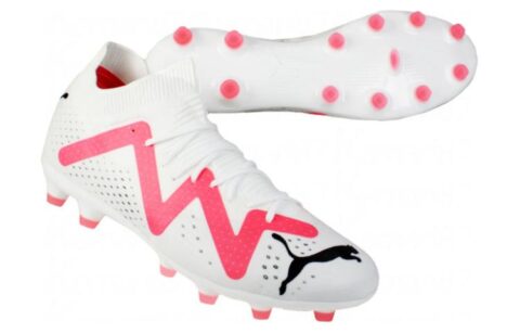 PUMA Future Match IC/in Soccer Shoes Men’s White Pink