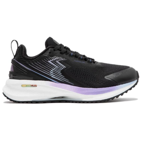 361° Cushioning, Wear Resistant Low top Sprint Running Shoes Women’s Black Purple