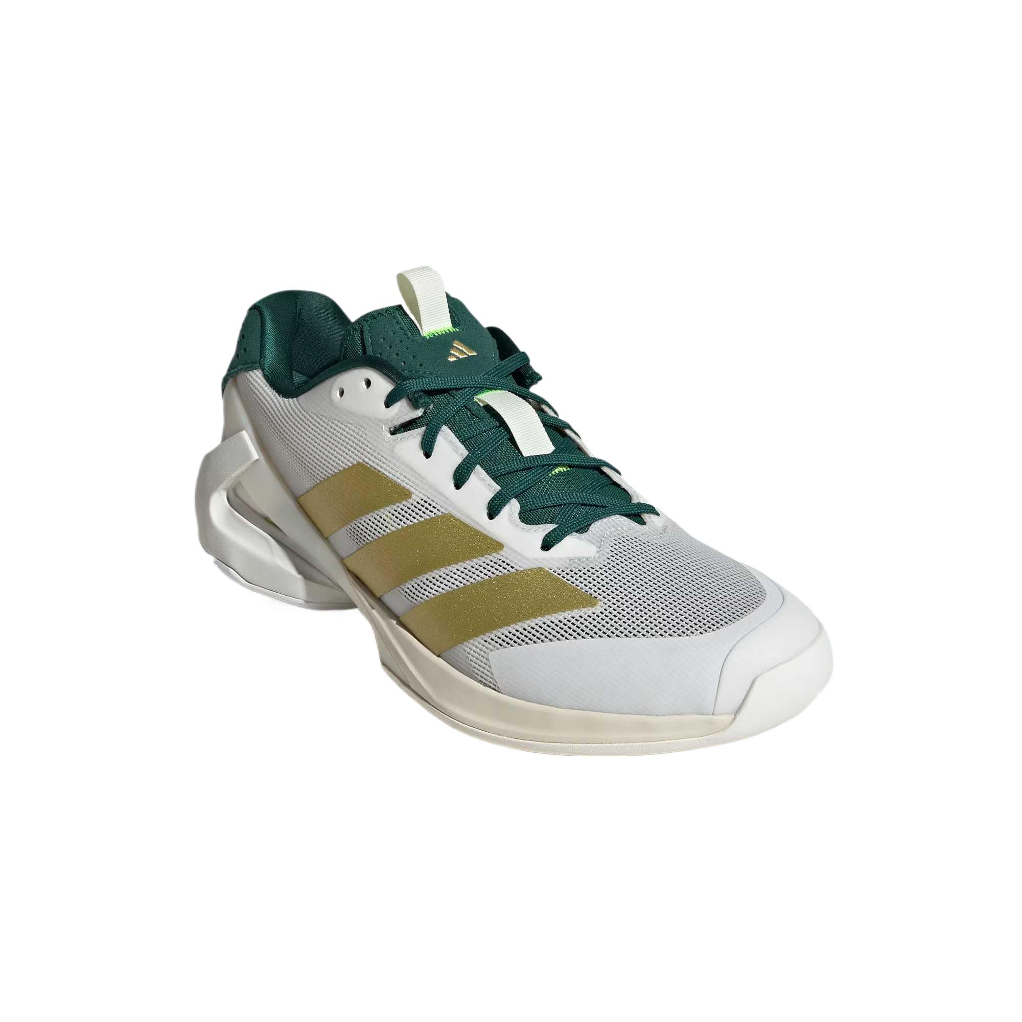Adidas Adizero Ubersonic 5 Slip Resistant, Abrasion Resistant, Breathable Low top Tennis Shoes Men’s Bright White