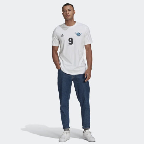 Adidas Soccer Jerseys Men’s White Moderate Straight Fit