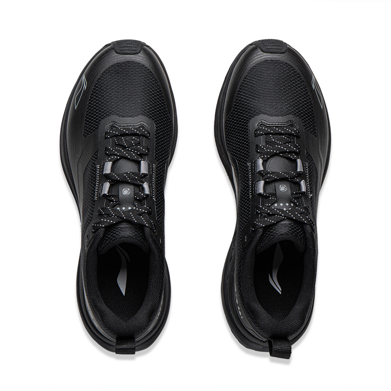 Li Ning Outdoor CF Tracing, Inter Industry Cushioning Abrasion Resistant Rebound Low top Hiking Shoes Unisex Black