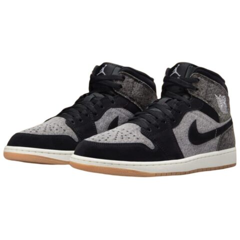 Jordan 1 Mid Se Black Denim