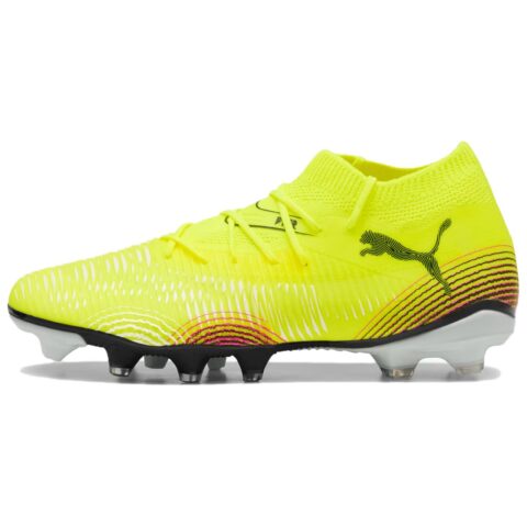 PUMA FUTURE 8 MATCH Abrasion Resistant Soccer Shoes Women's Yellow Black