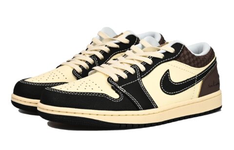 Jordan Air Jordan 1 Abrasion Resistant Breathable Abrasion Resistant Breathable Low top Vintage Basketball Shoes Men’s