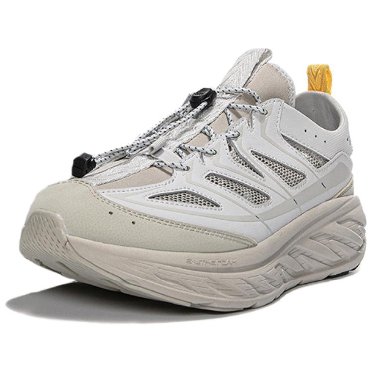 Erke Cushioning Breathable Cushioning Breathable Low top Casual Running Shoes Men’s Beige